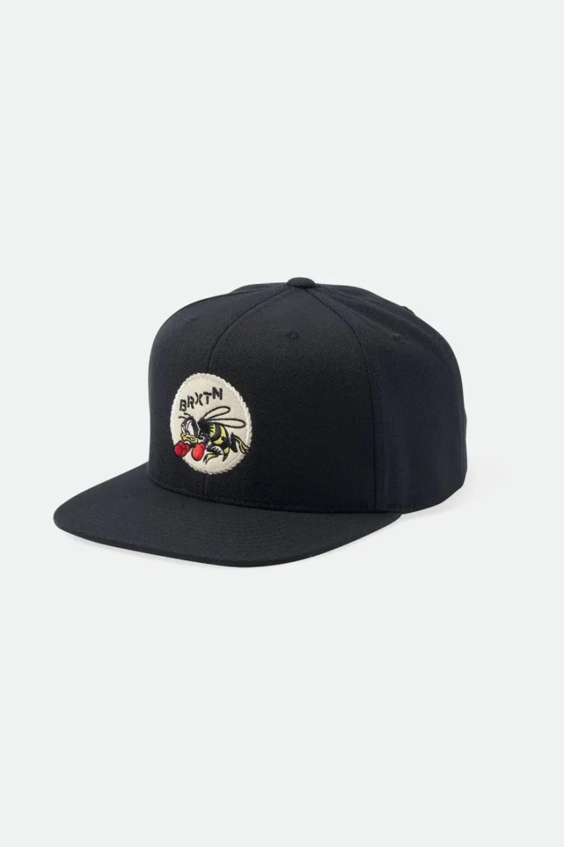 stinger black mp snapback hat