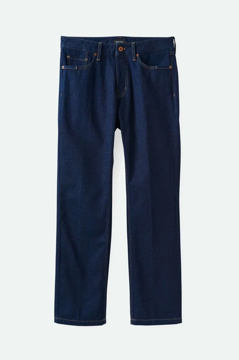 stretch denim 5 pocket builder pants rinse finish