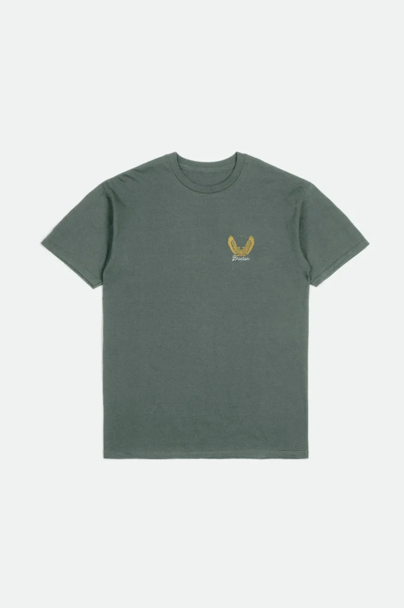 talon summer standard tee dark forest gold