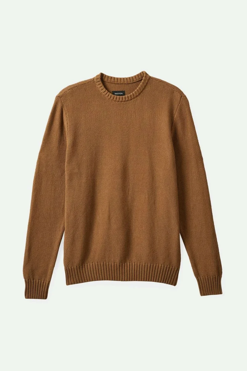 tiger s eye waffle knit sweater by jacques