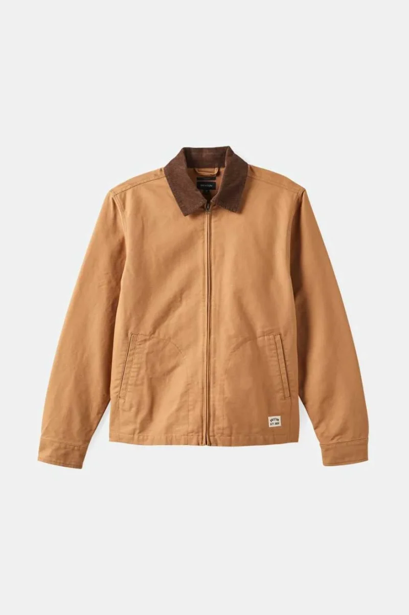 tobacco brown mechanic garage jacket