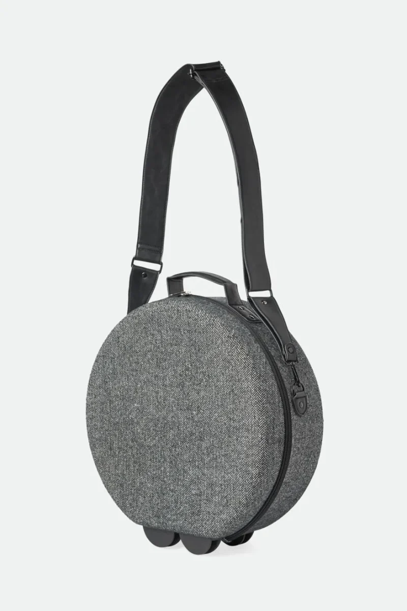 travel ready fedora case gray black