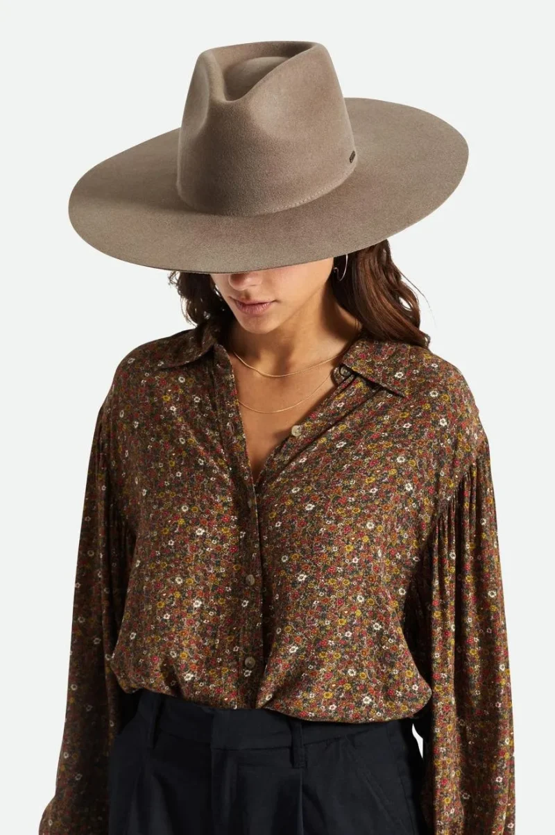 twig primrose felt fedora hat