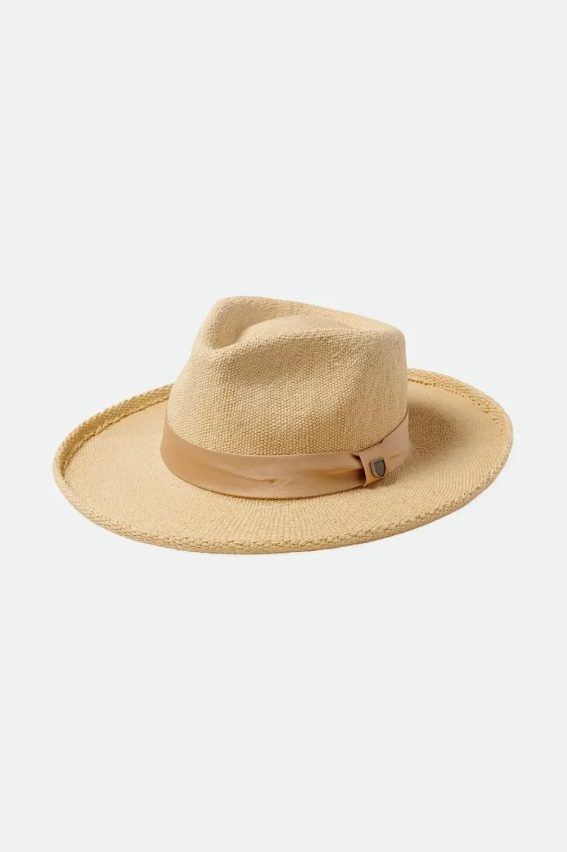 victoria natural oat milk straw fedora