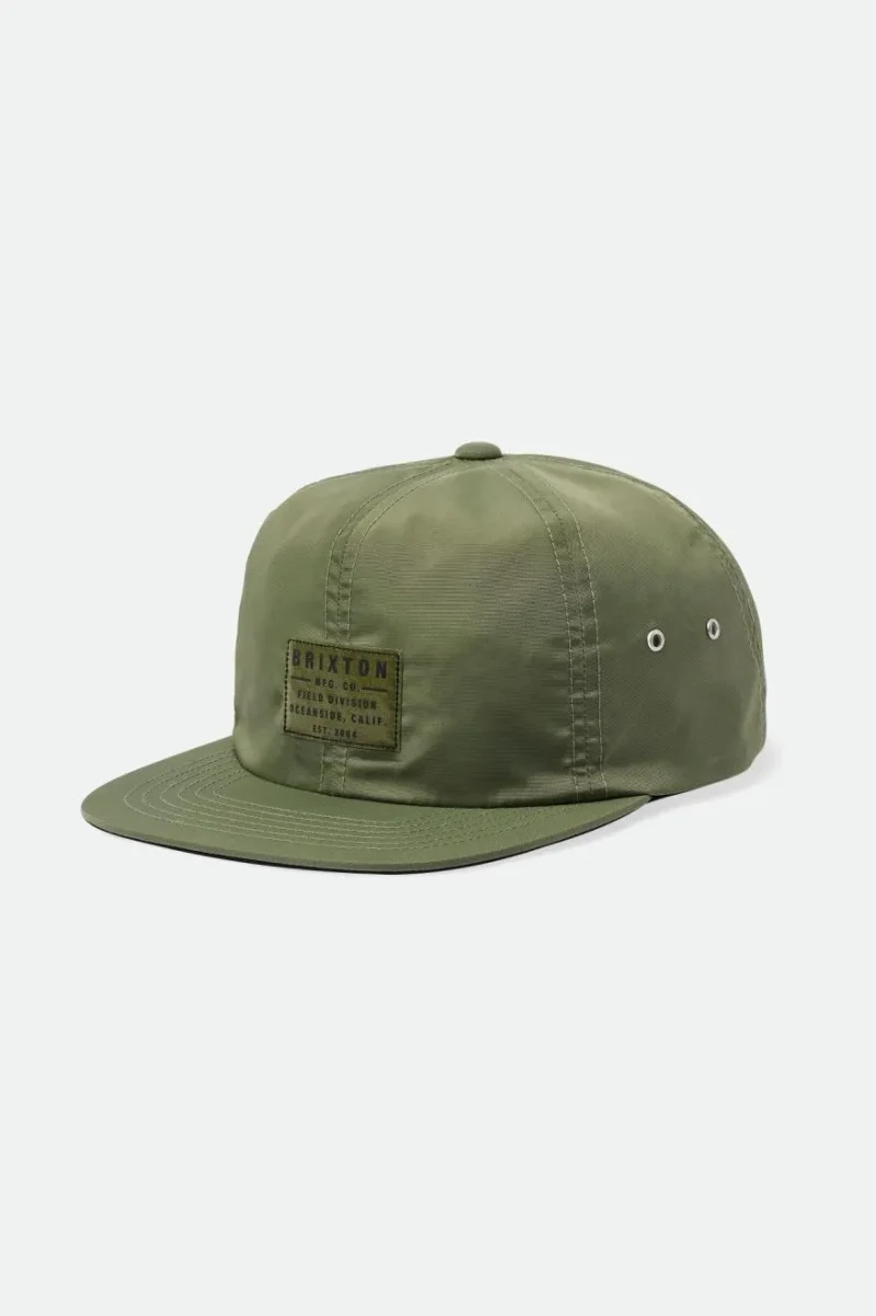 vintage olive nylon mp cap military surplus