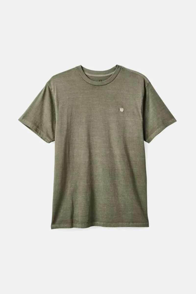 vintage olive wash s s tee retro reserve