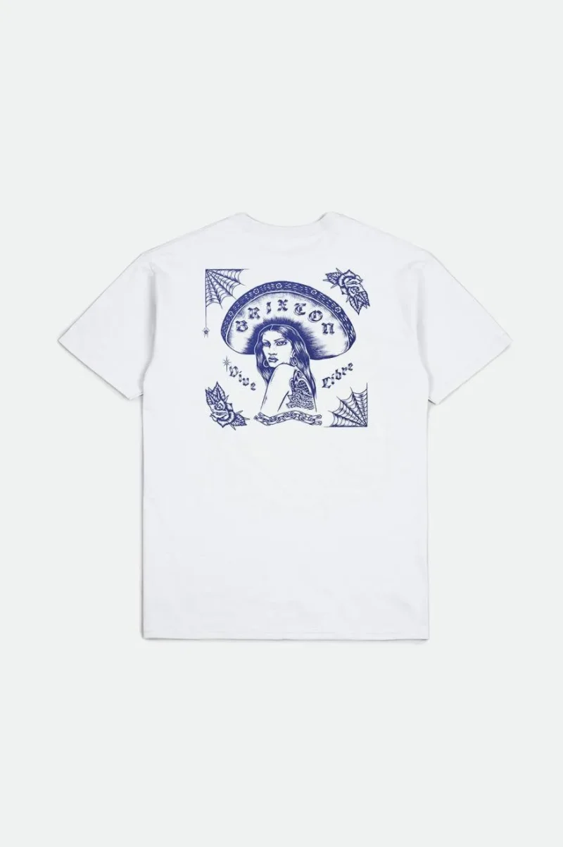 vive libre s s white standard tee