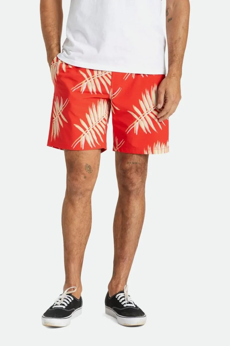 voyage 7 shorts aloha red