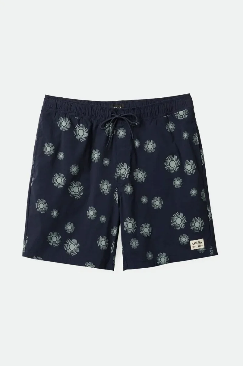 voyage hybrid short 5 5 washed navy sol