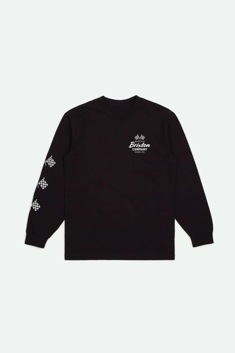 wayburn black long sleeve standard tee