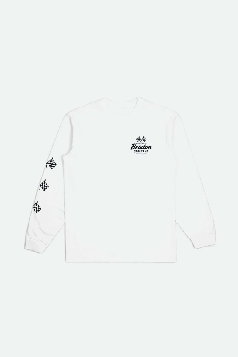 wayburn long sleeve standard t shirt white