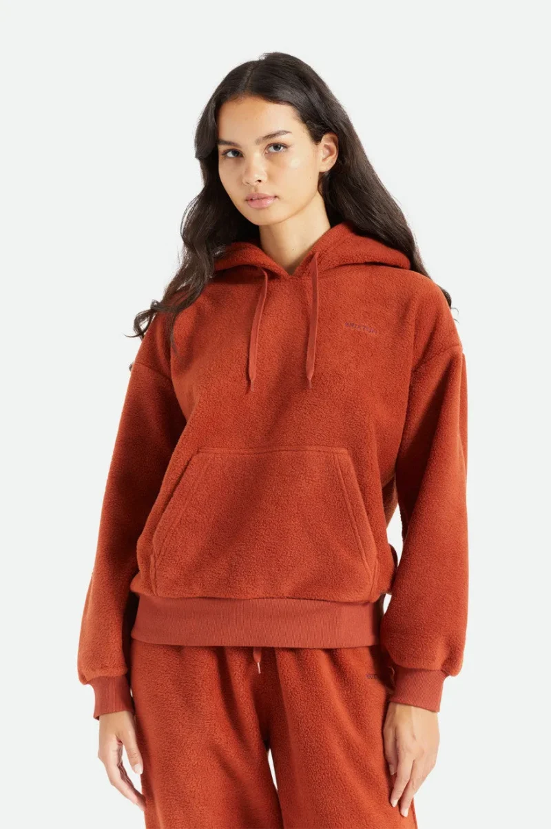 weekender blanket hoodie henna burnt