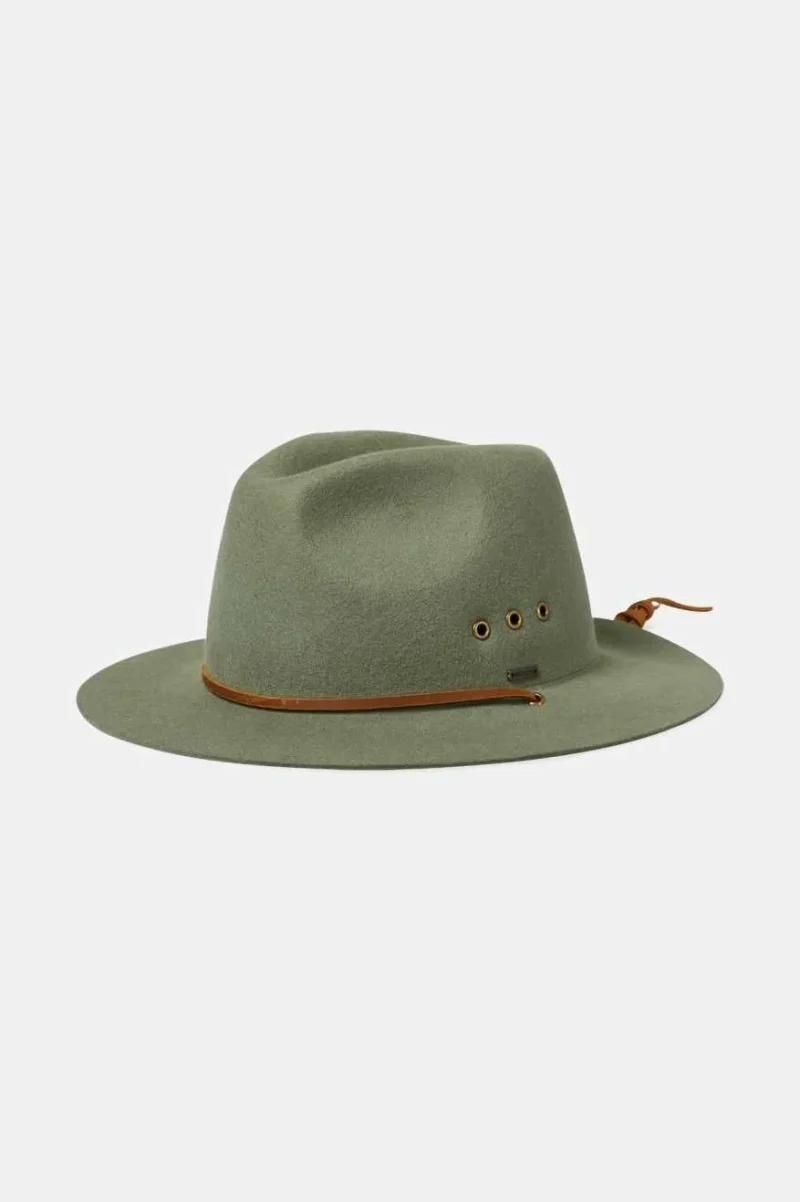 wesley wthr guard packable fedora light moss