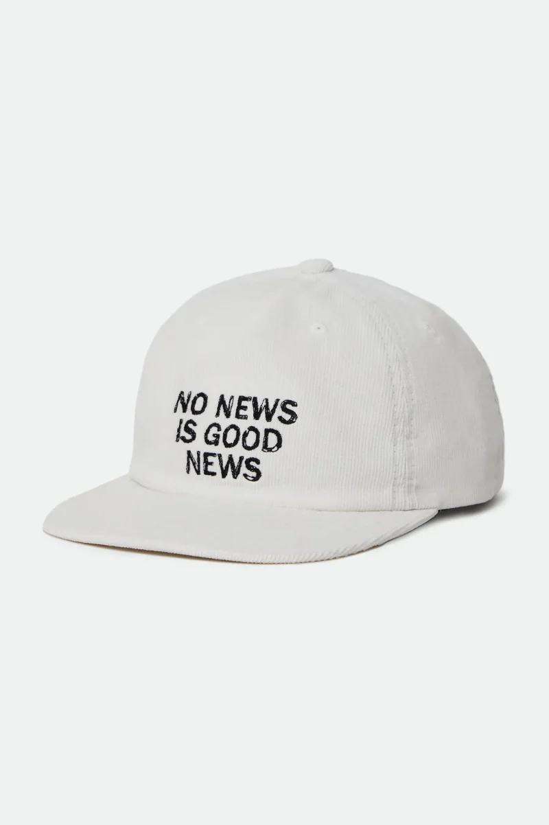 white news mp snapback cap