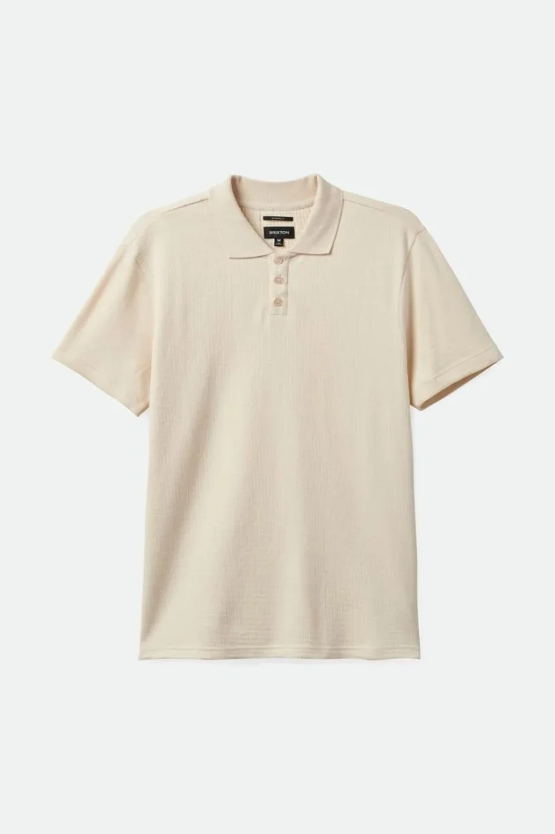 whitecap waffle short sleeve polo