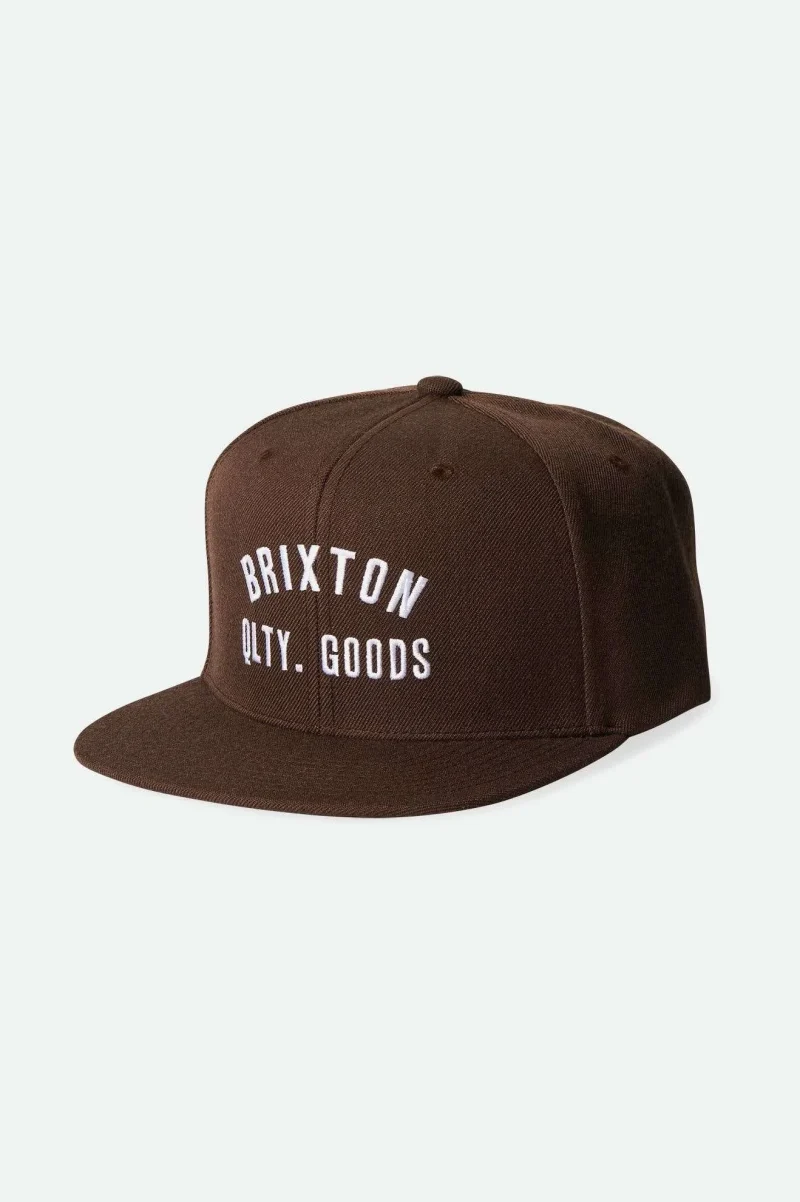 woodburn brown snapback hat netplus