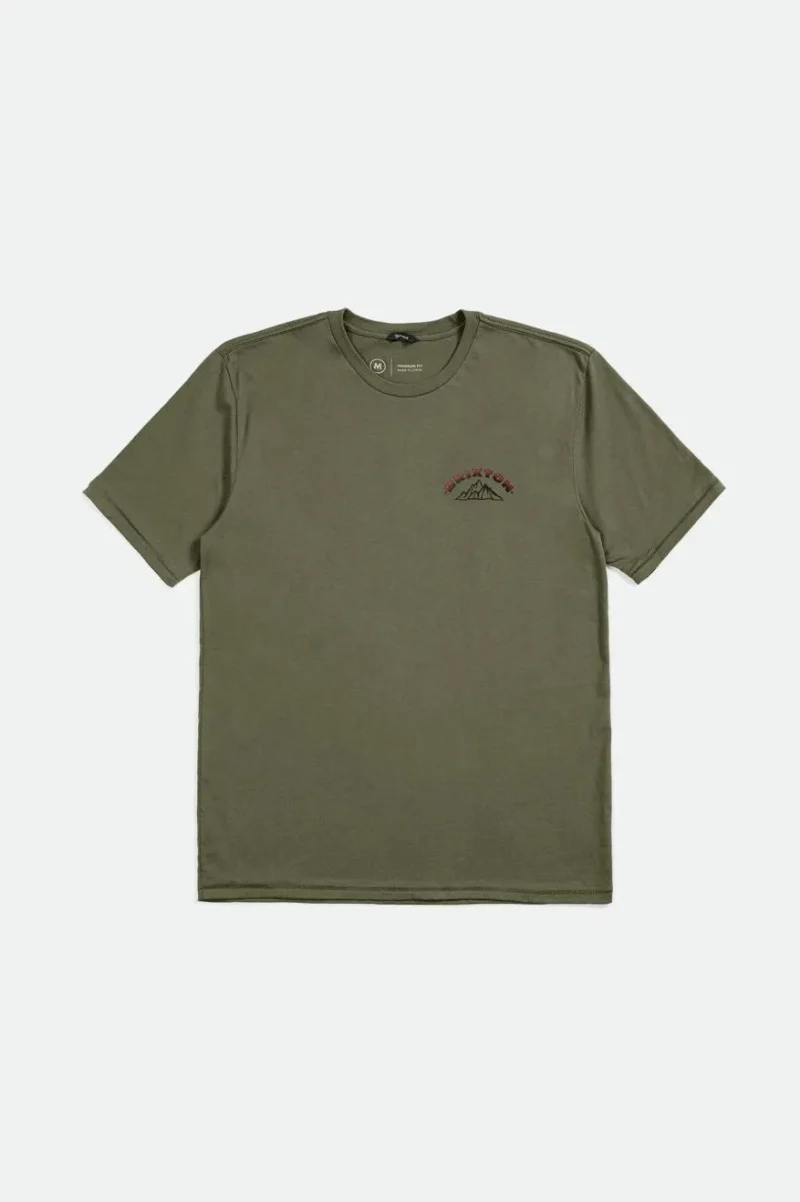 woodridge military olive tailored short sleeve tee